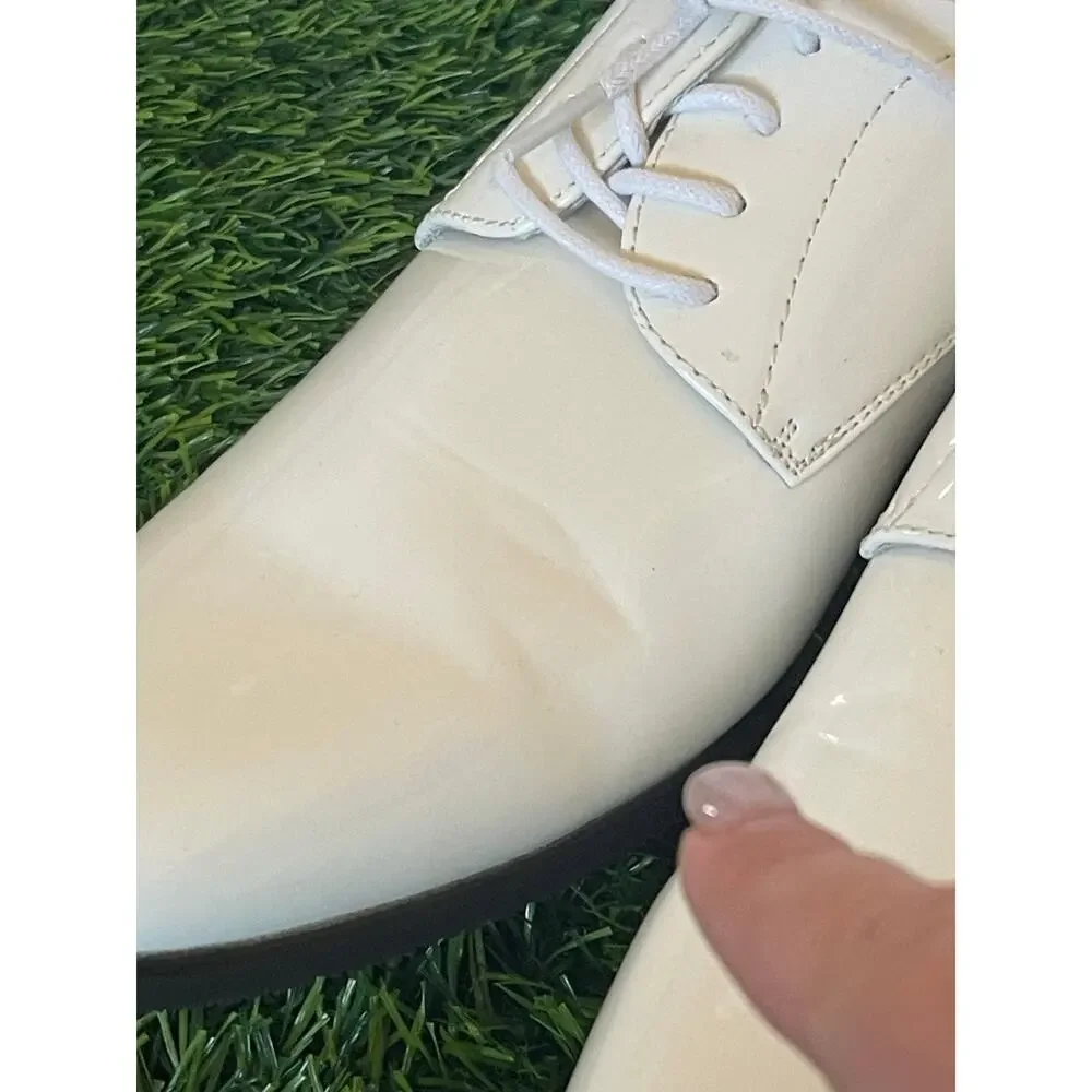 Bruno Marc Men's  Tuxedo Dress Shoes Classic Lace-up Formal Oxford Size 8